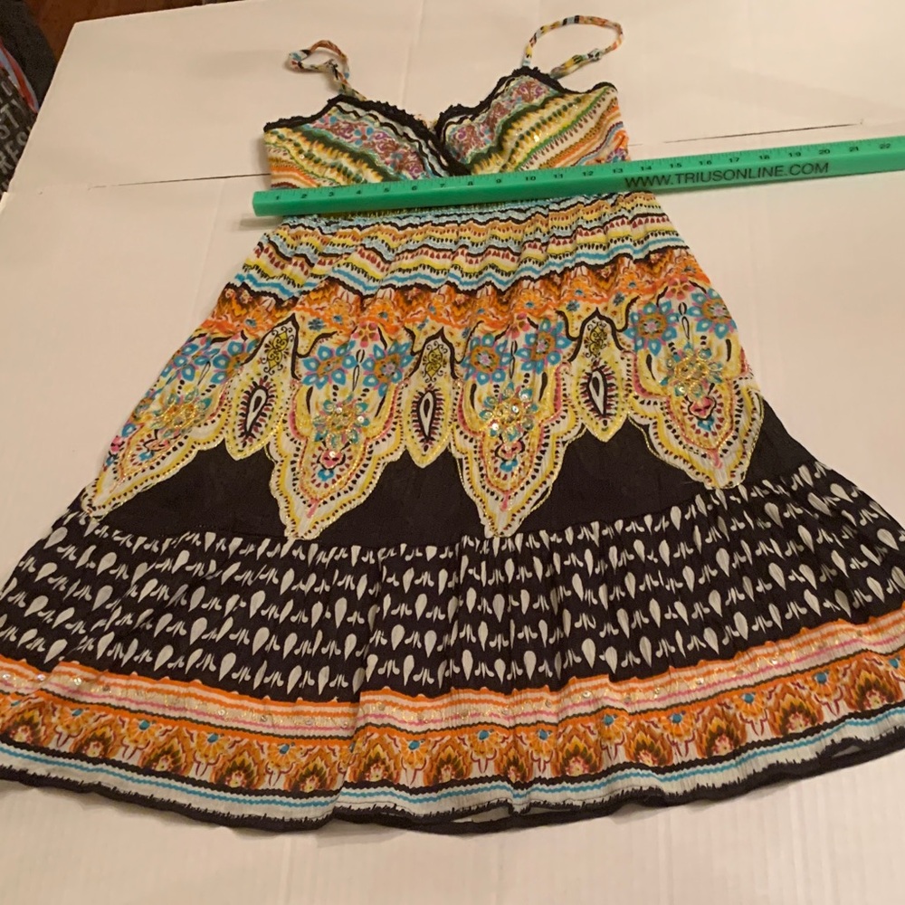 Raya Sun Multicolor Patterned Mini Dress